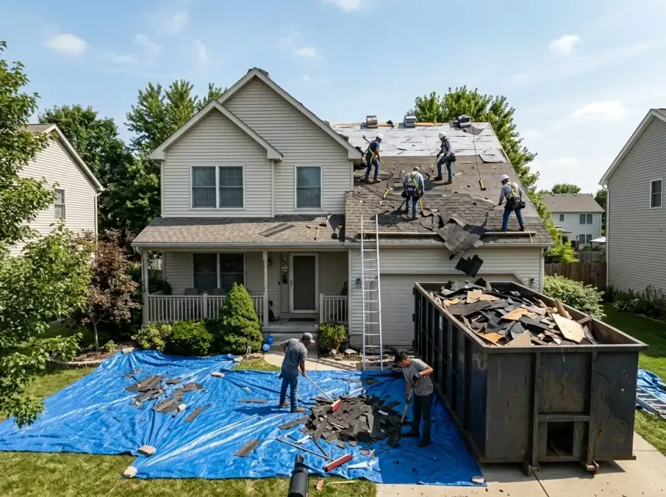 roof-replacement-debris-remova-004 — frequently asked questions, Cheapest Dumpster Rentals in Long Grove, IL